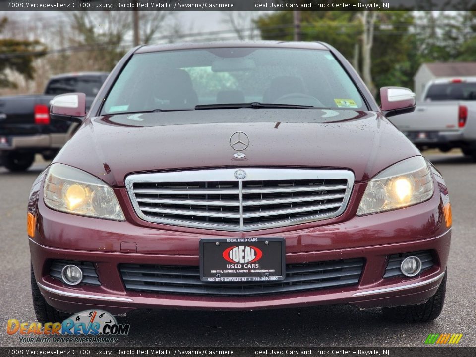 2008 Mercedes-Benz C 300 Luxury Barolo Red Metallic / Savanna/Cashmere Photo #3