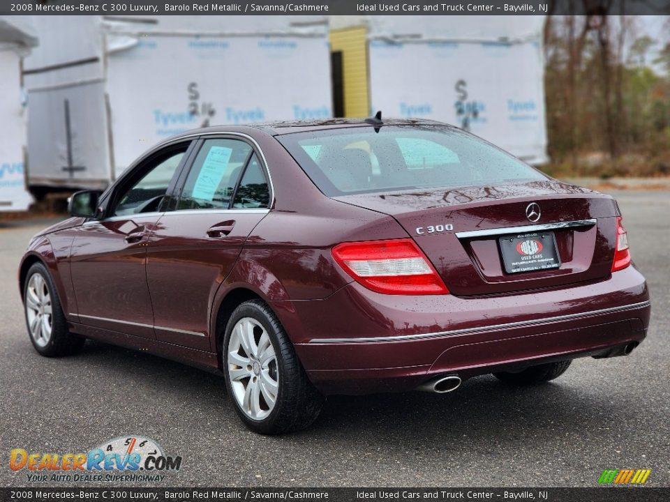 2008 Mercedes-Benz C 300 Luxury Barolo Red Metallic / Savanna/Cashmere Photo #5