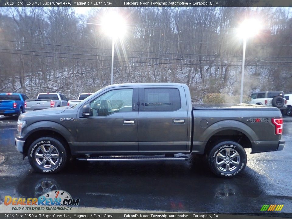 2019 Ford F150 XLT SuperCrew 4x4 Magnetic / Earth Gray Photo #6