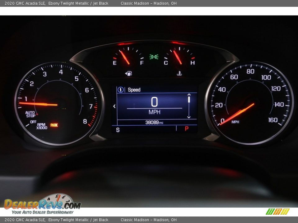 2020 GMC Acadia SLE Ebony Twilight Metallic / Jet Black Photo #8