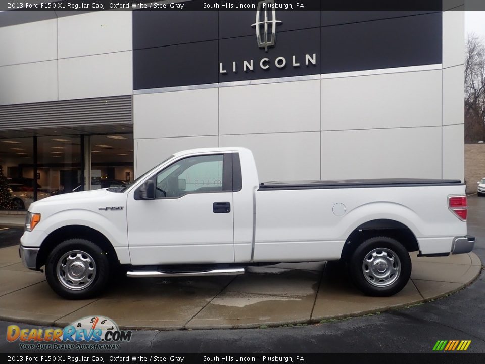 2013 Ford F150 XL Regular Cab Oxford White / Steel Gray Photo #2