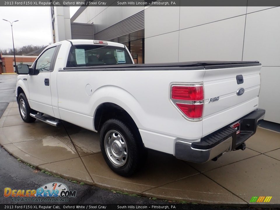 2013 Ford F150 XL Regular Cab Oxford White / Steel Gray Photo #3