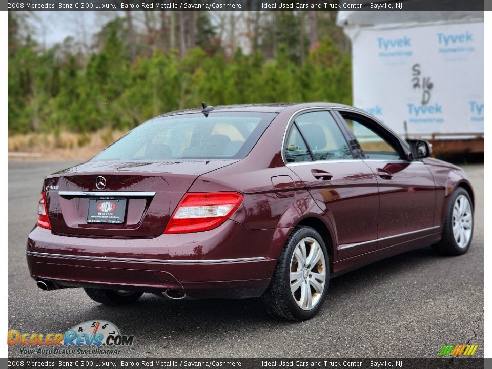 2008 Mercedes-Benz C 300 Luxury Barolo Red Metallic / Savanna/Cashmere Photo #7