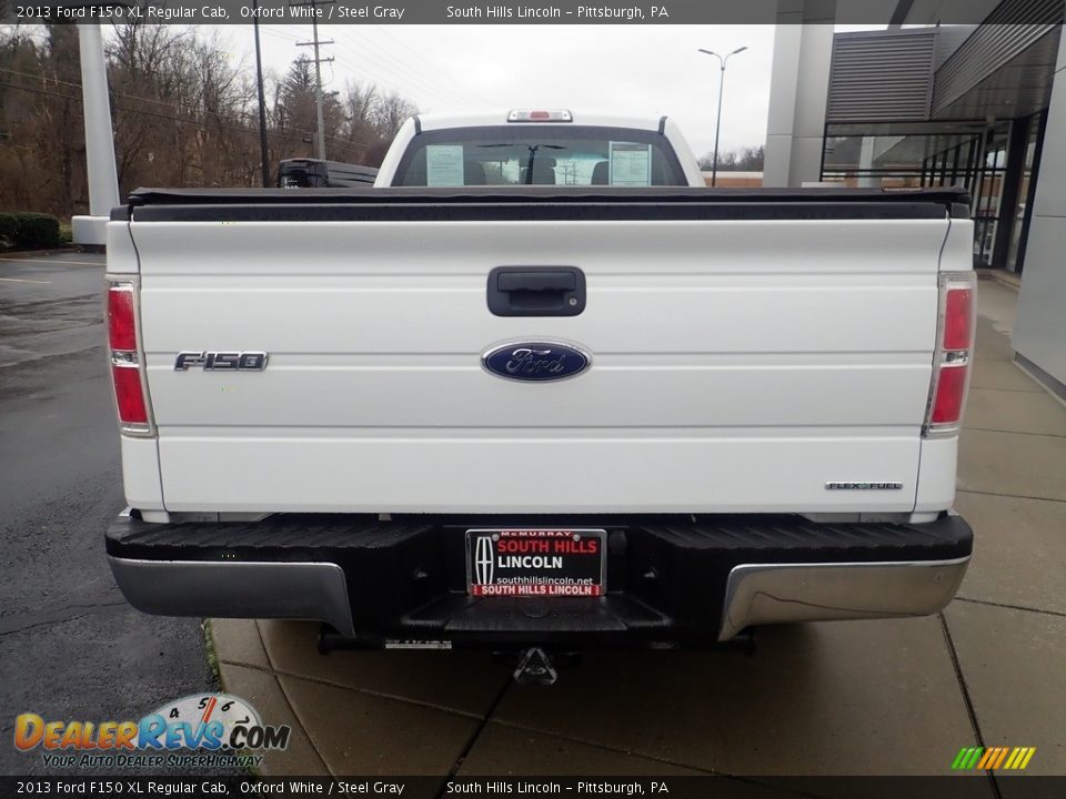 2013 Ford F150 XL Regular Cab Oxford White / Steel Gray Photo #4