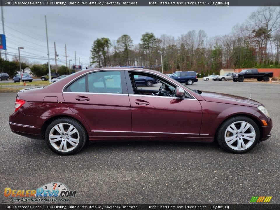 2008 Mercedes-Benz C 300 Luxury Barolo Red Metallic / Savanna/Cashmere Photo #8