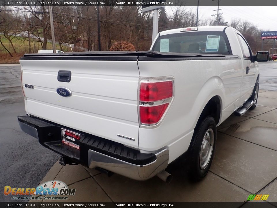 2013 Ford F150 XL Regular Cab Oxford White / Steel Gray Photo #6