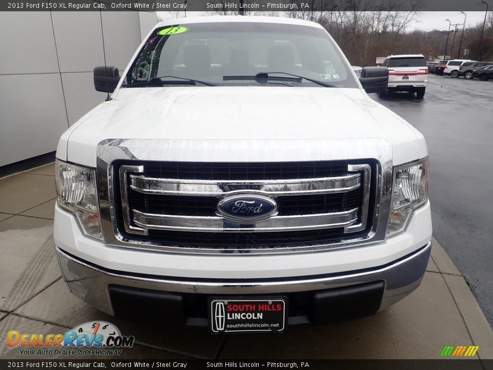 2013 Ford F150 XL Regular Cab Oxford White / Steel Gray Photo #9