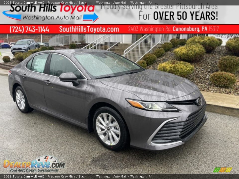 2023 Toyota Camry LE AWD Predawn Gray Mica / Black Photo #1