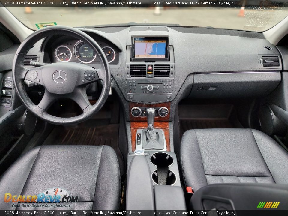 2008 Mercedes-Benz C 300 Luxury Barolo Red Metallic / Savanna/Cashmere Photo #18