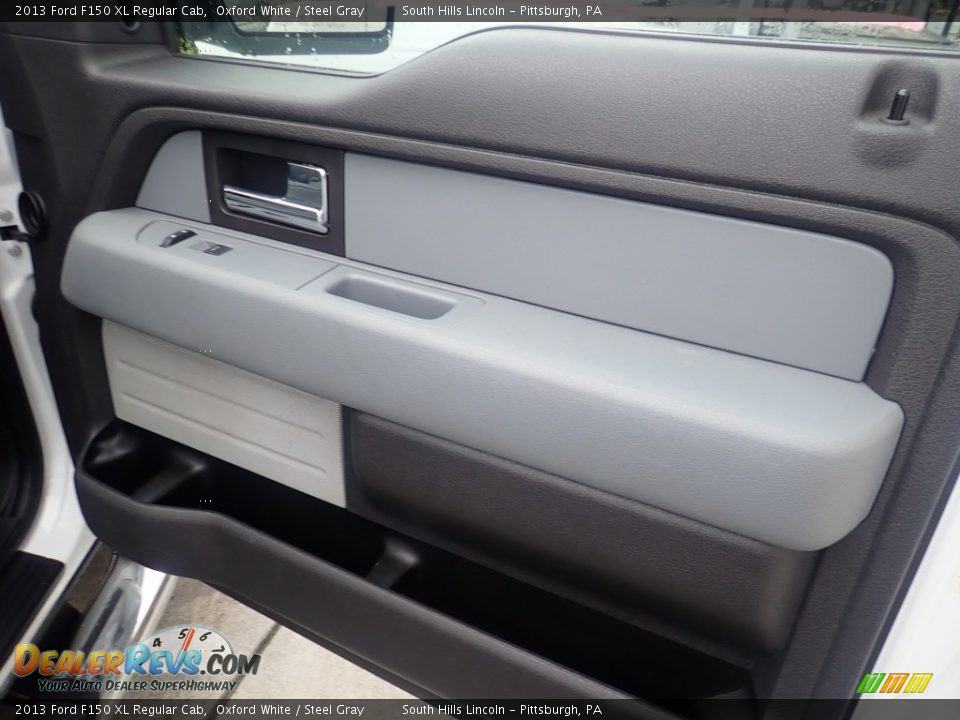 2013 Ford F150 XL Regular Cab Oxford White / Steel Gray Photo #15