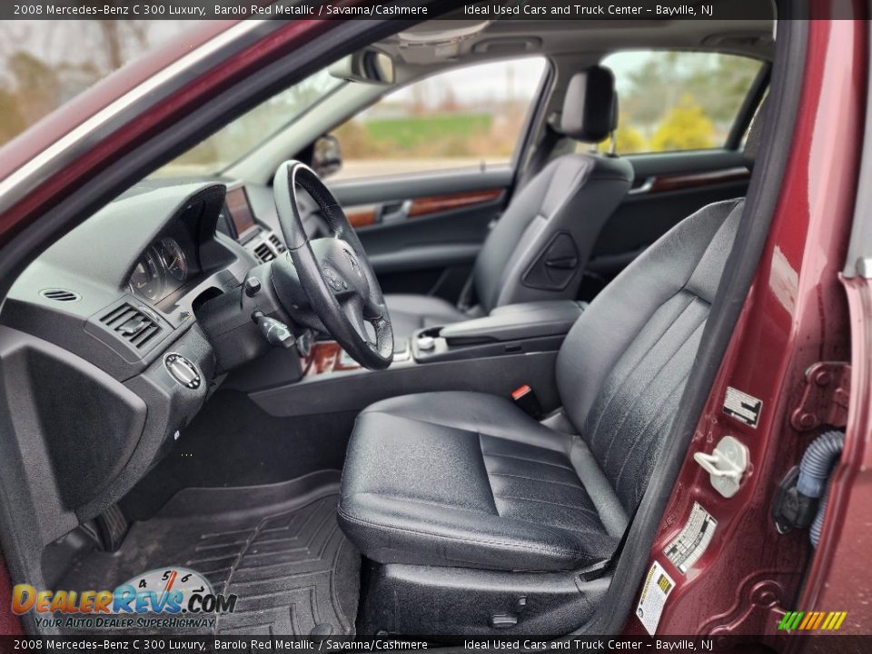 2008 Mercedes-Benz C 300 Luxury Barolo Red Metallic / Savanna/Cashmere Photo #26