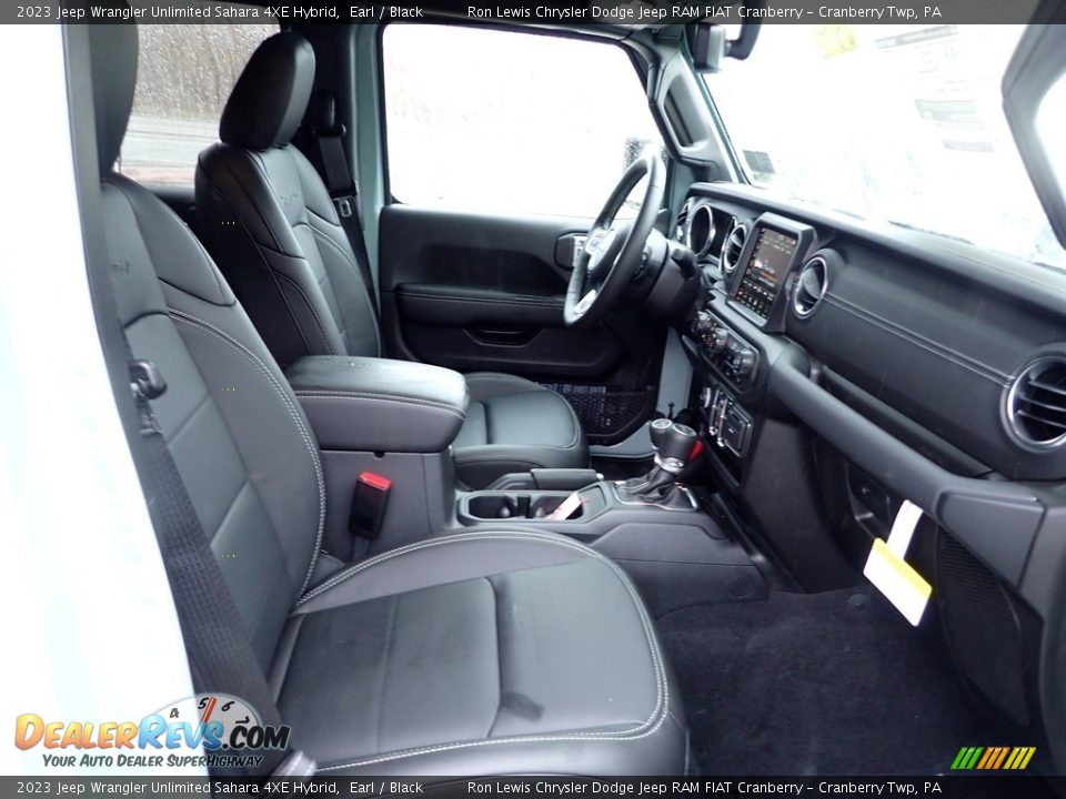 Front Seat of 2023 Jeep Wrangler Unlimited Sahara 4XE Hybrid Photo #10