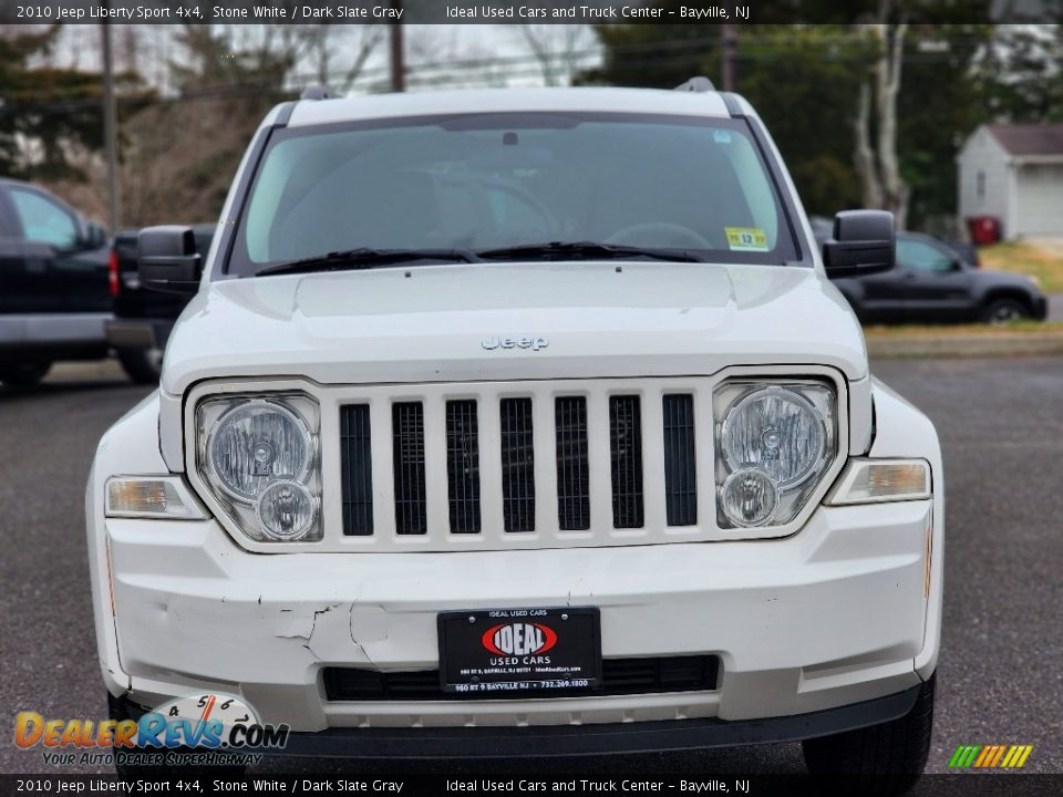 2010 Jeep Liberty Sport 4x4 Stone White / Dark Slate Gray Photo #3