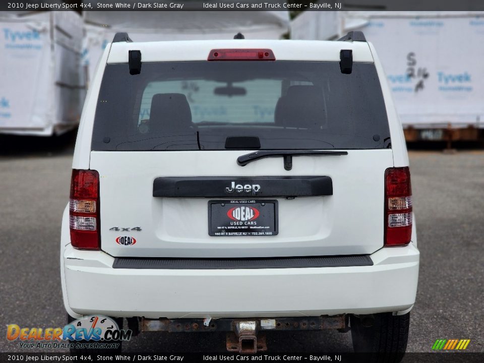 2010 Jeep Liberty Sport 4x4 Stone White / Dark Slate Gray Photo #5