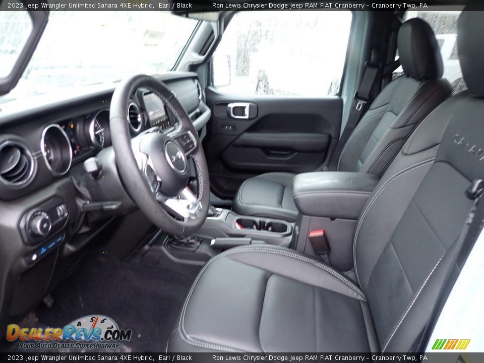 Front Seat of 2023 Jeep Wrangler Unlimited Sahara 4XE Hybrid Photo #14