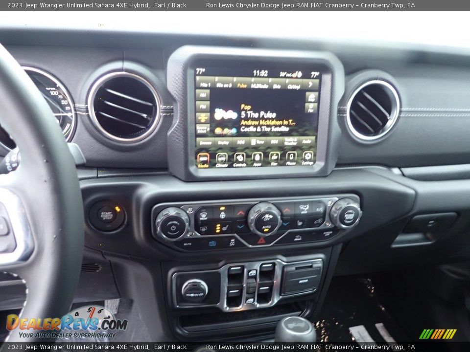 Controls of 2023 Jeep Wrangler Unlimited Sahara 4XE Hybrid Photo #17