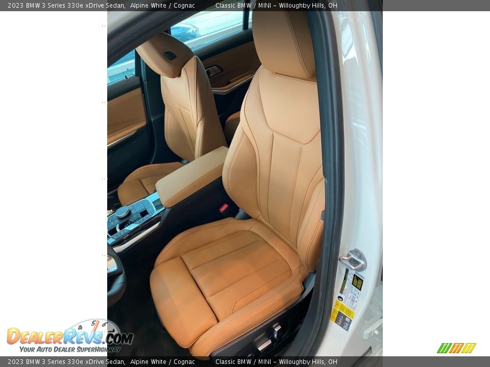 Cognac Interior - 2023 BMW 3 Series 330e xDrive Sedan Photo #4