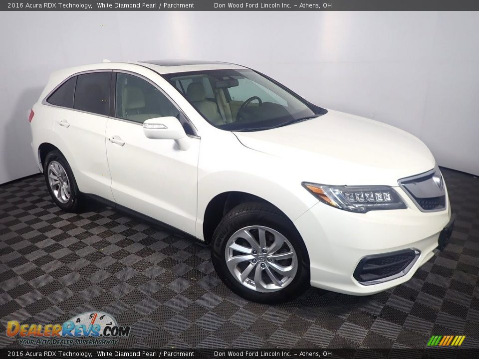 2016 Acura RDX Technology White Diamond Pearl / Parchment Photo #4