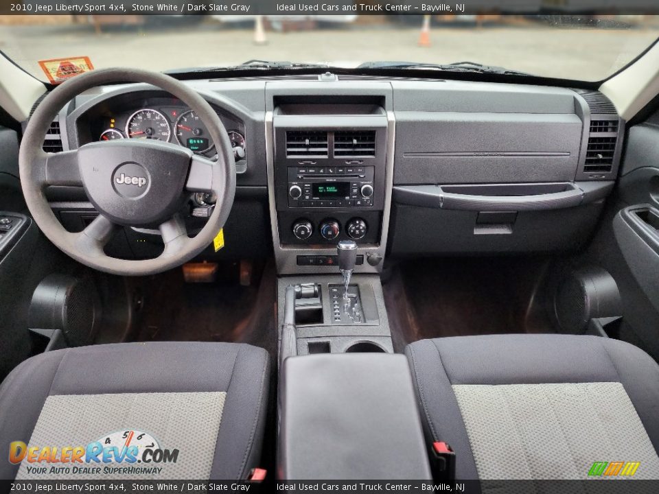 2010 Jeep Liberty Sport 4x4 Stone White / Dark Slate Gray Photo #18