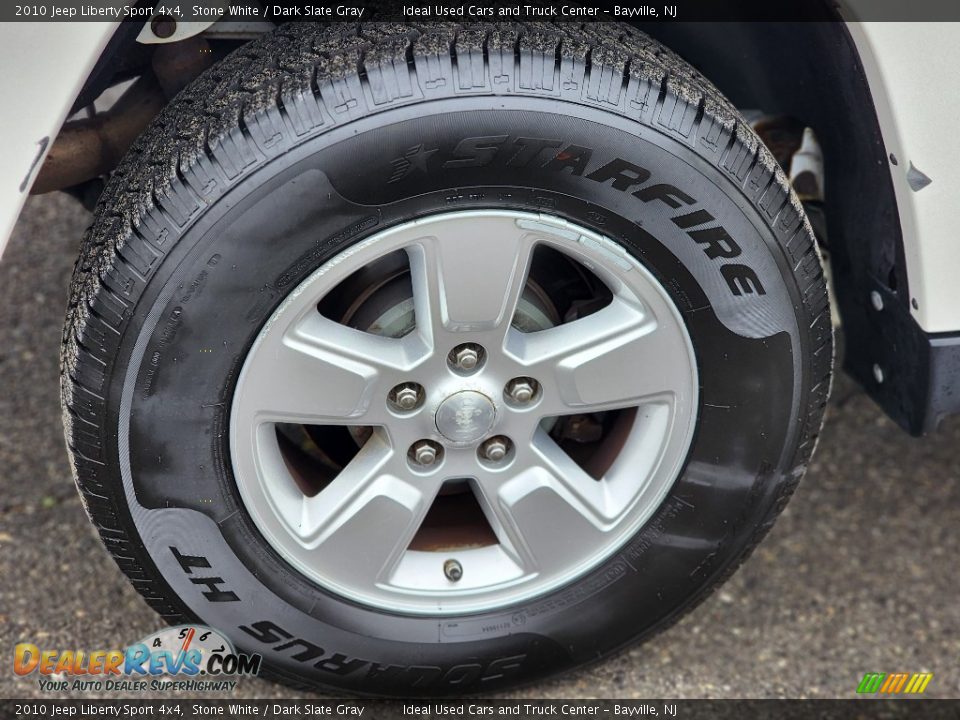 2010 Jeep Liberty Sport 4x4 Stone White / Dark Slate Gray Photo #20