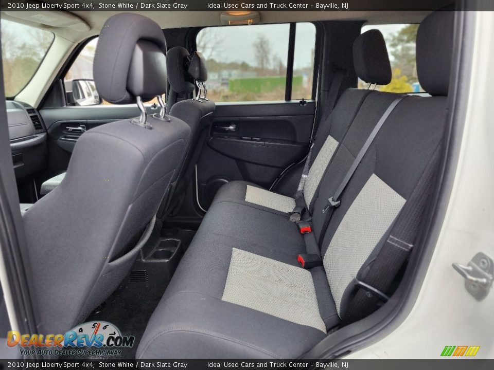 2010 Jeep Liberty Sport 4x4 Stone White / Dark Slate Gray Photo #23