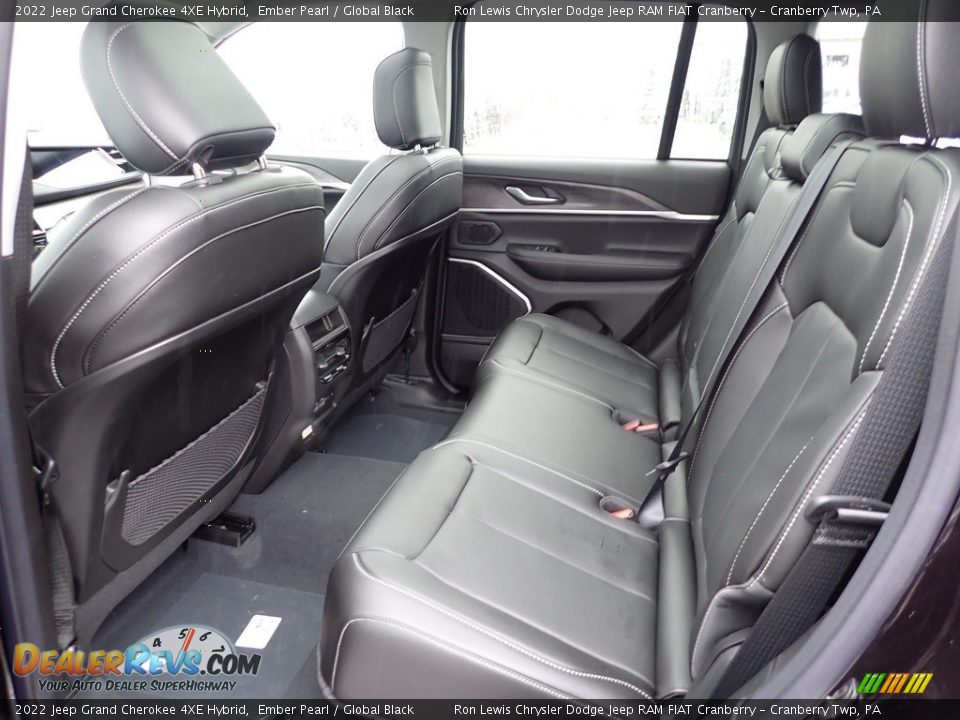 Rear Seat of 2022 Jeep Grand Cherokee 4XE Hybrid Photo #11