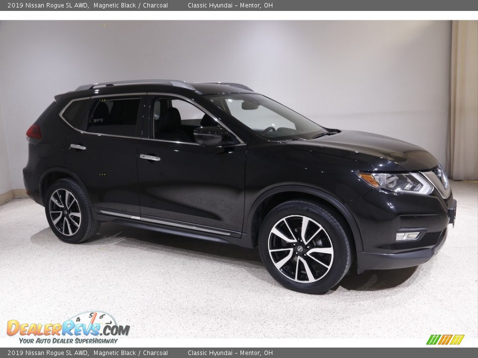 2019 Nissan Rogue SL AWD Magnetic Black / Charcoal Photo #1