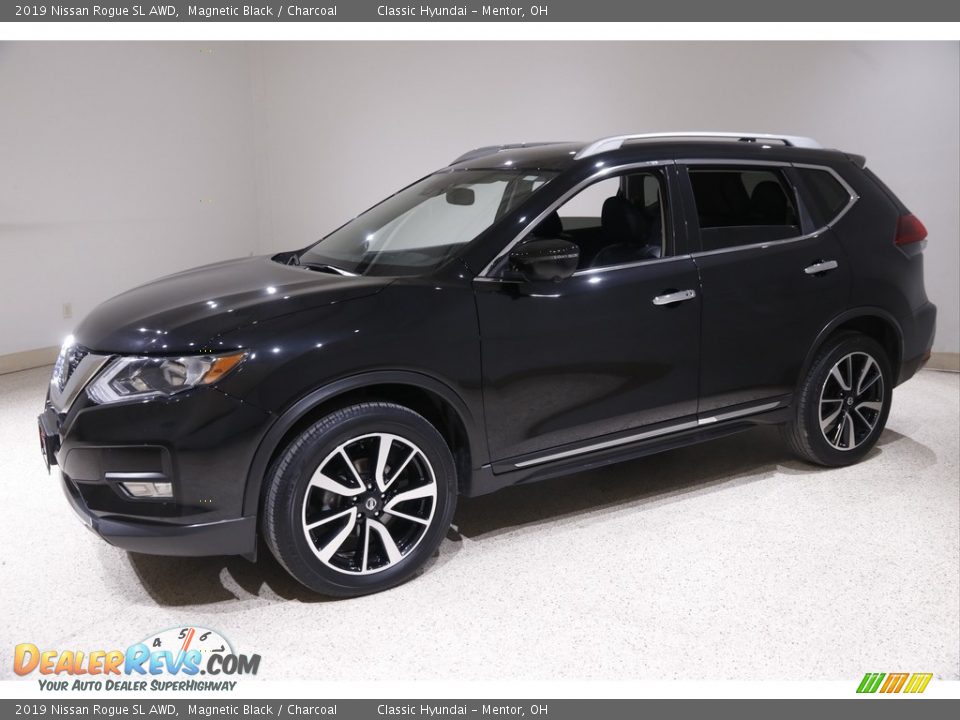 2019 Nissan Rogue SL AWD Magnetic Black / Charcoal Photo #3