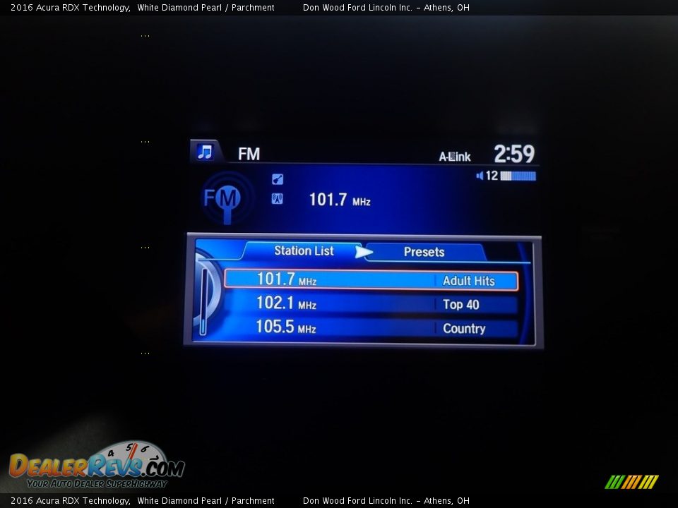 2016 Acura RDX Technology White Diamond Pearl / Parchment Photo #24