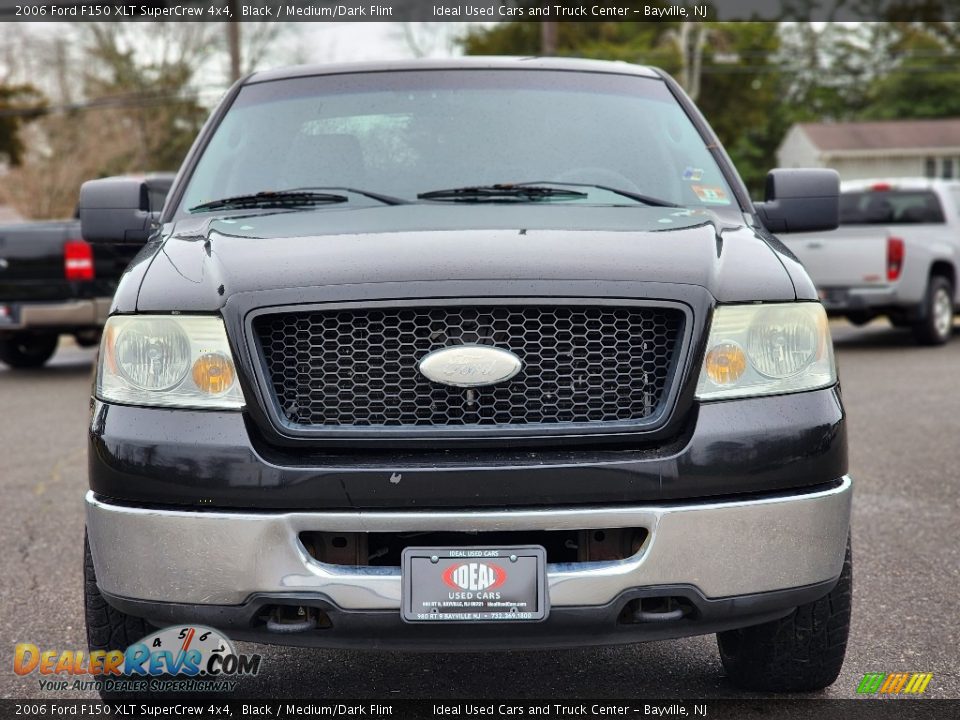 2006 Ford F150 XLT SuperCrew 4x4 Black / Medium/Dark Flint Photo #3