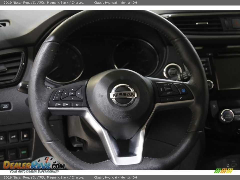 2019 Nissan Rogue SL AWD Magnetic Black / Charcoal Photo #7