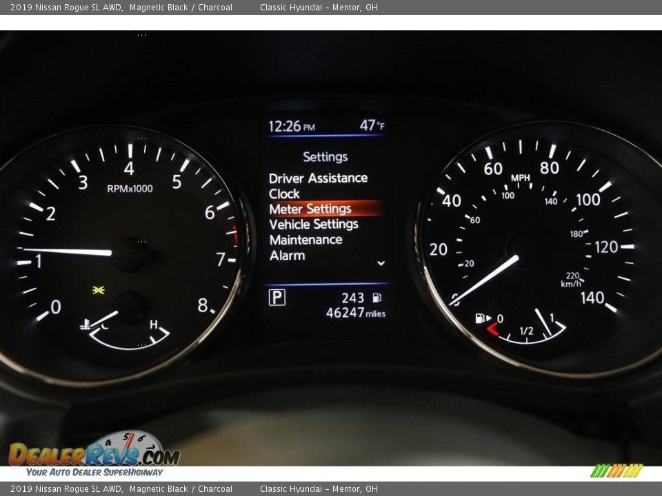 2019 Nissan Rogue SL AWD Magnetic Black / Charcoal Photo #8