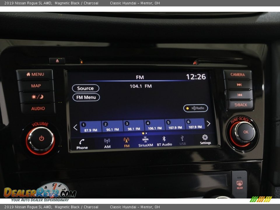 2019 Nissan Rogue SL AWD Magnetic Black / Charcoal Photo #10