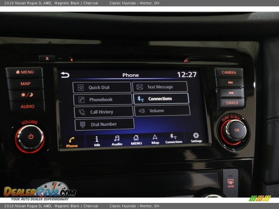 2019 Nissan Rogue SL AWD Magnetic Black / Charcoal Photo #11