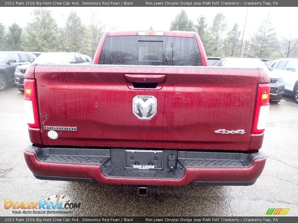 2023 Ram 1500 Big Horn Crew Cab 4x4 Delmonico Red Pearl / Black Photo #5