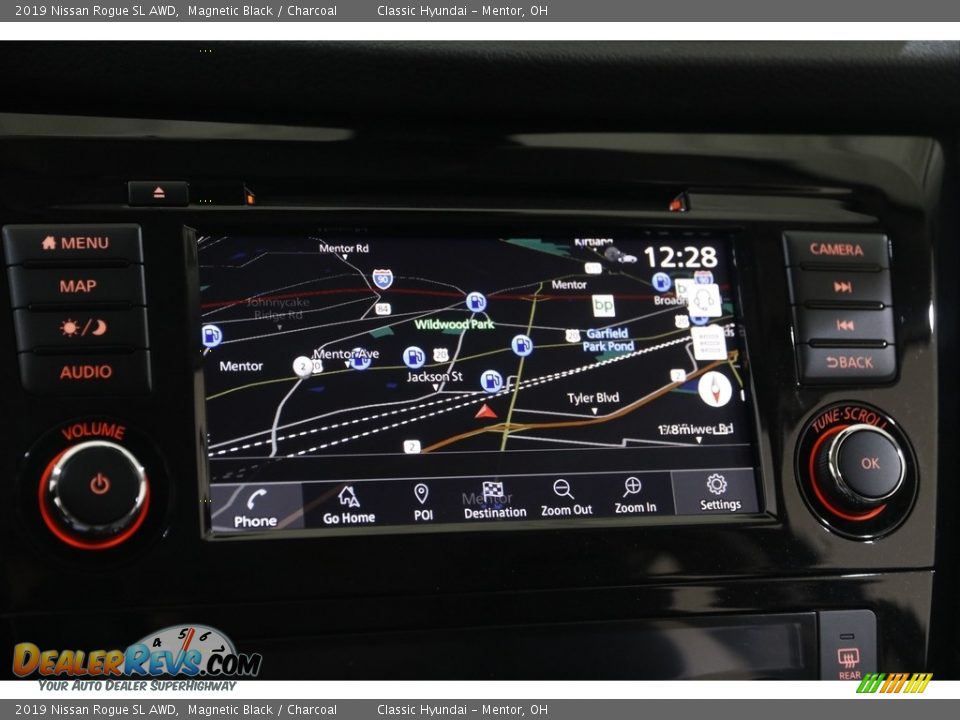 2019 Nissan Rogue SL AWD Magnetic Black / Charcoal Photo #12