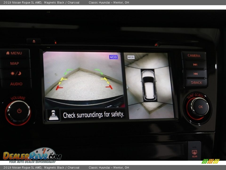 2019 Nissan Rogue SL AWD Magnetic Black / Charcoal Photo #13