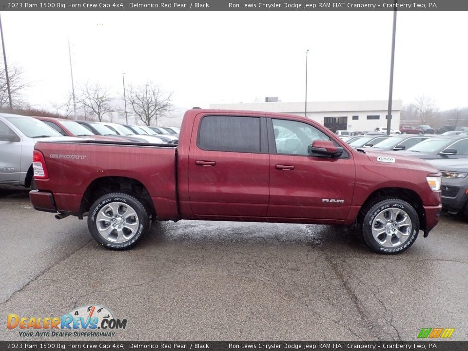 Delmonico Red Pearl 2023 Ram 1500 Big Horn Crew Cab 4x4 Photo #7