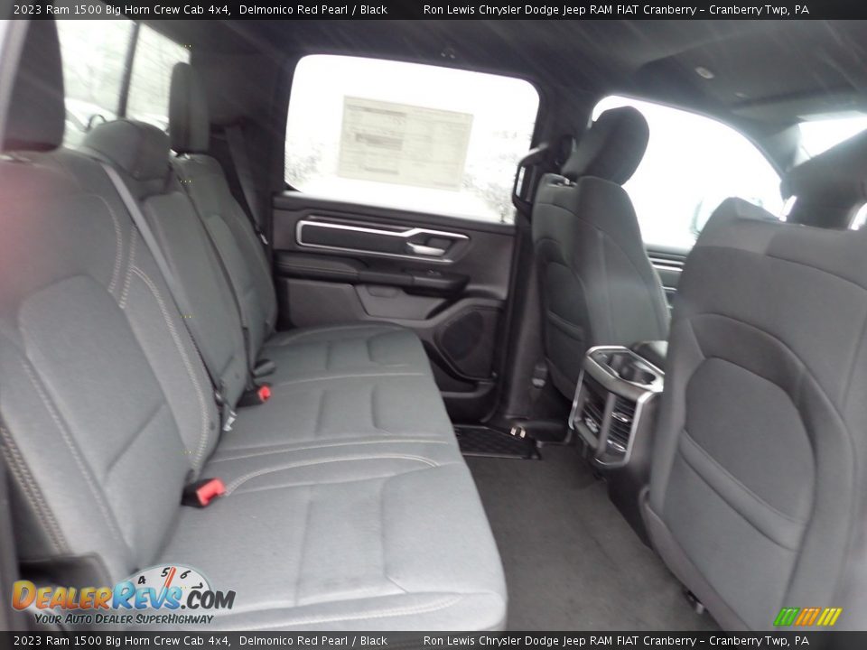 Rear Seat of 2023 Ram 1500 Big Horn Crew Cab 4x4 Photo #11