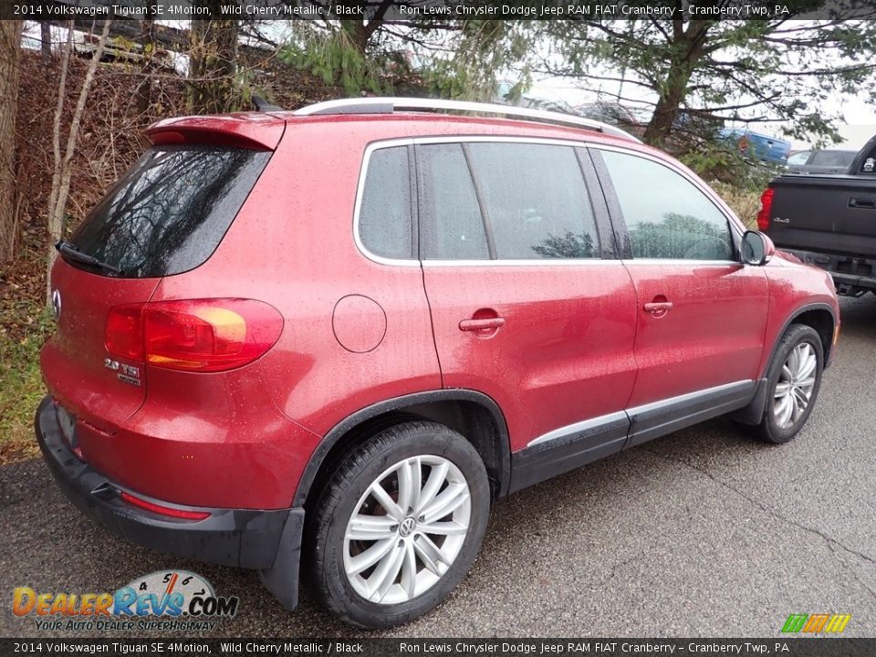 Wild Cherry Metallic 2014 Volkswagen Tiguan SE 4Motion Photo #4