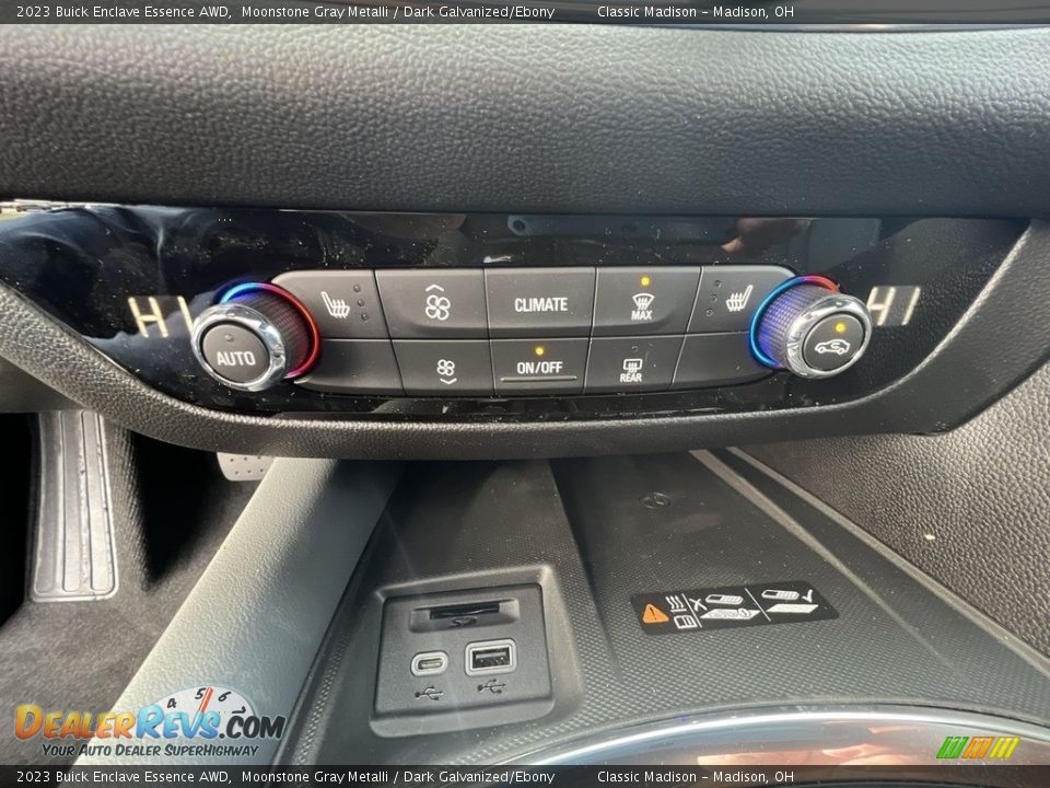 2023 Buick Enclave Essence AWD Moonstone Gray Metalli / Dark Galvanized/Ebony Photo #13