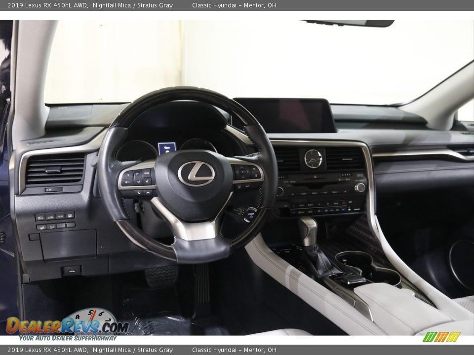 Stratus Gray Interior - 2019 Lexus RX 450hL AWD Photo #6