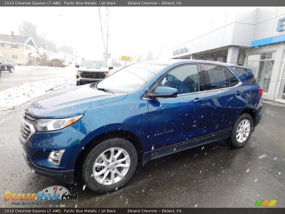 2019 Chevrolet Equinox LT AWD Pacific Blue Metallic / Jet Black Photo #1
