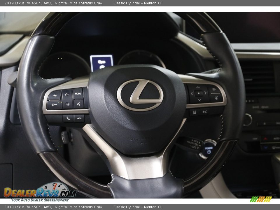 2019 Lexus RX 450hL AWD Steering Wheel Photo #7