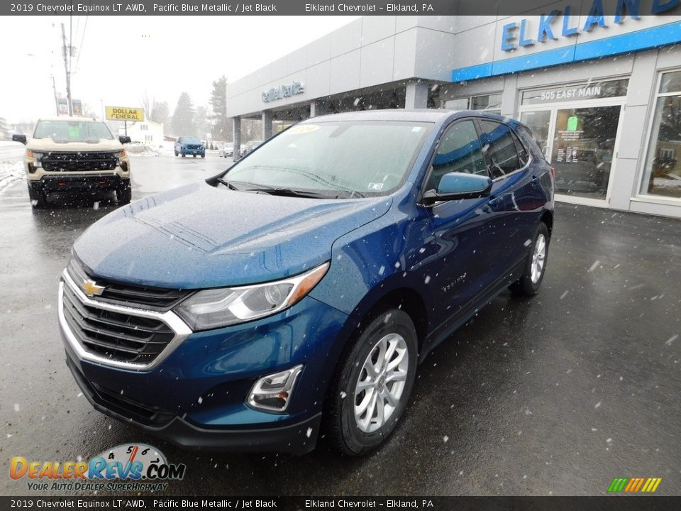 2019 Chevrolet Equinox LT AWD Pacific Blue Metallic / Jet Black Photo #2