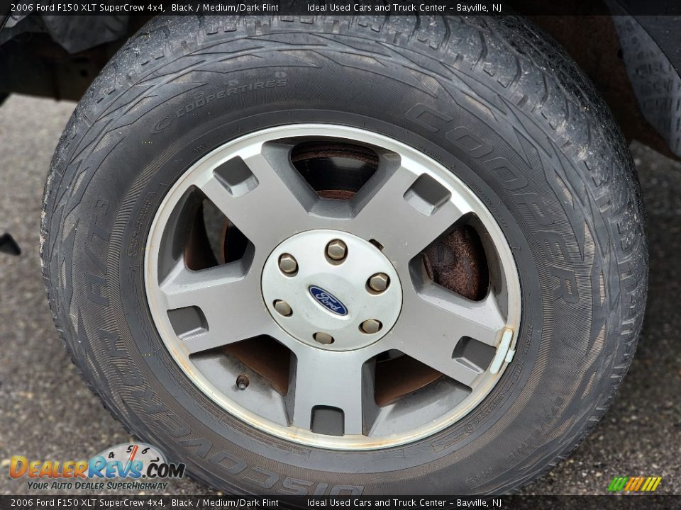 2006 Ford F150 XLT SuperCrew 4x4 Black / Medium/Dark Flint Photo #23