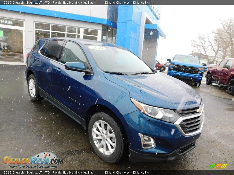 2019 Chevrolet Equinox LT AWD Pacific Blue Metallic / Jet Black Photo #4