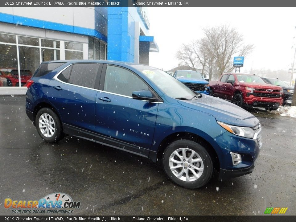2019 Chevrolet Equinox LT AWD Pacific Blue Metallic / Jet Black Photo #5