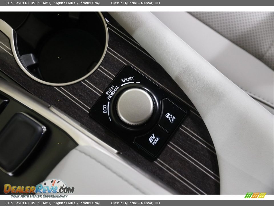 2019 Lexus RX 450hL AWD Nightfall Mica / Stratus Gray Photo #15