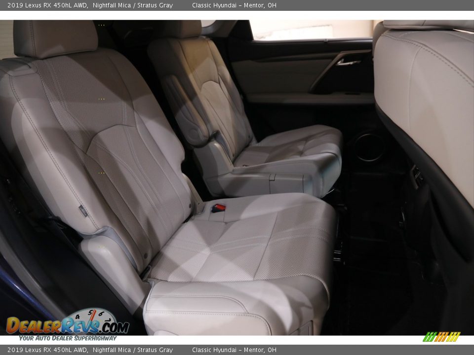 2019 Lexus RX 450hL AWD Nightfall Mica / Stratus Gray Photo #18